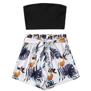 Summer Crop Top Set